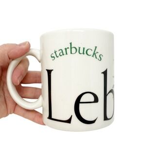 Starbucks City Mug Collectors Series Lebanon‎ 2002 16 oz Ceramic